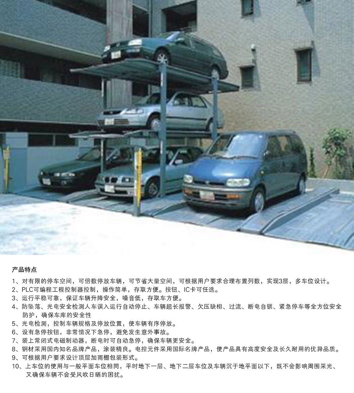 云南PJS3D2三层地坑简易升降停车设备产品特点.jpg